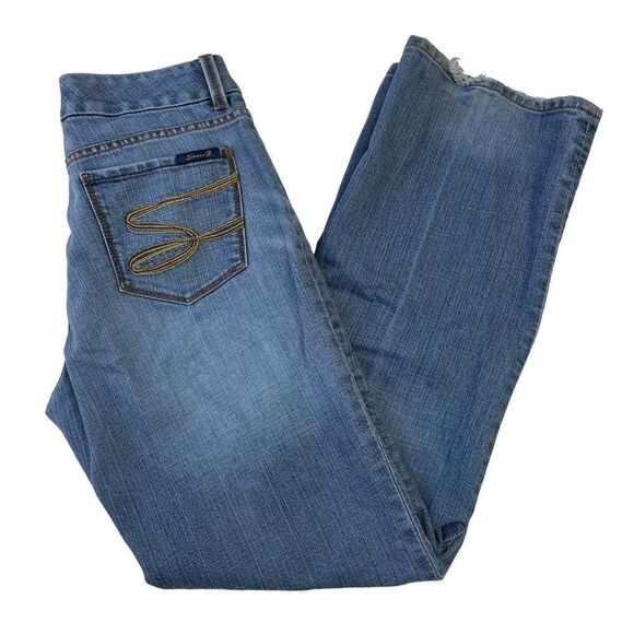 Seven7 Low Rise Bootcut Denim Jean - Women’s 8 - Picture 1 of 9